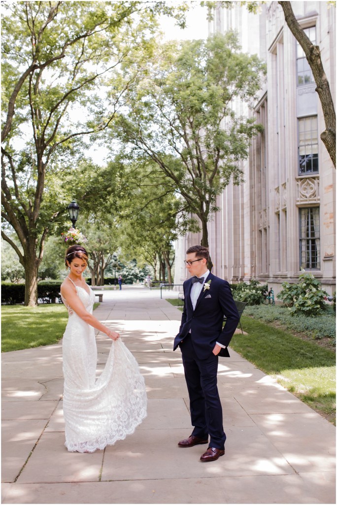 pitt campus wedding photos 