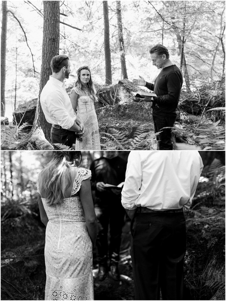 wooded vow renewal