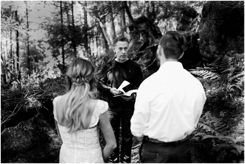 wooded vow renewal