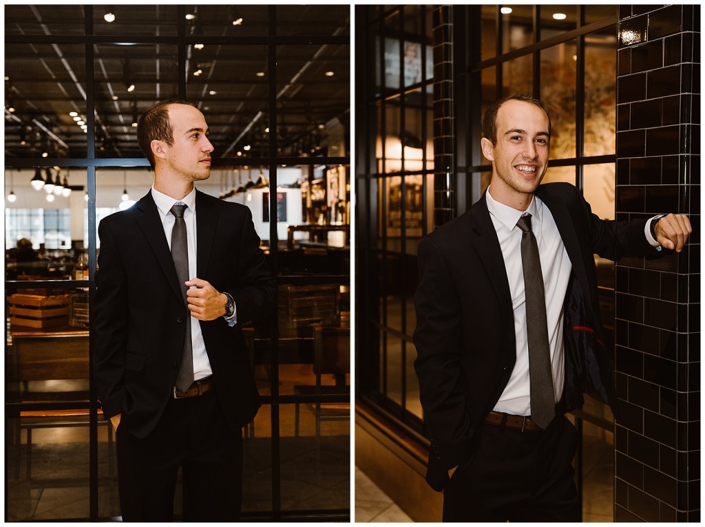 groom getting ready