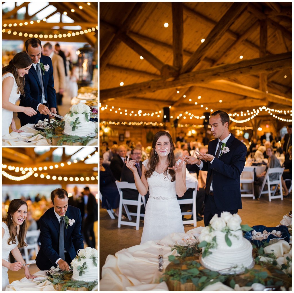 cake cutting at the gathering place