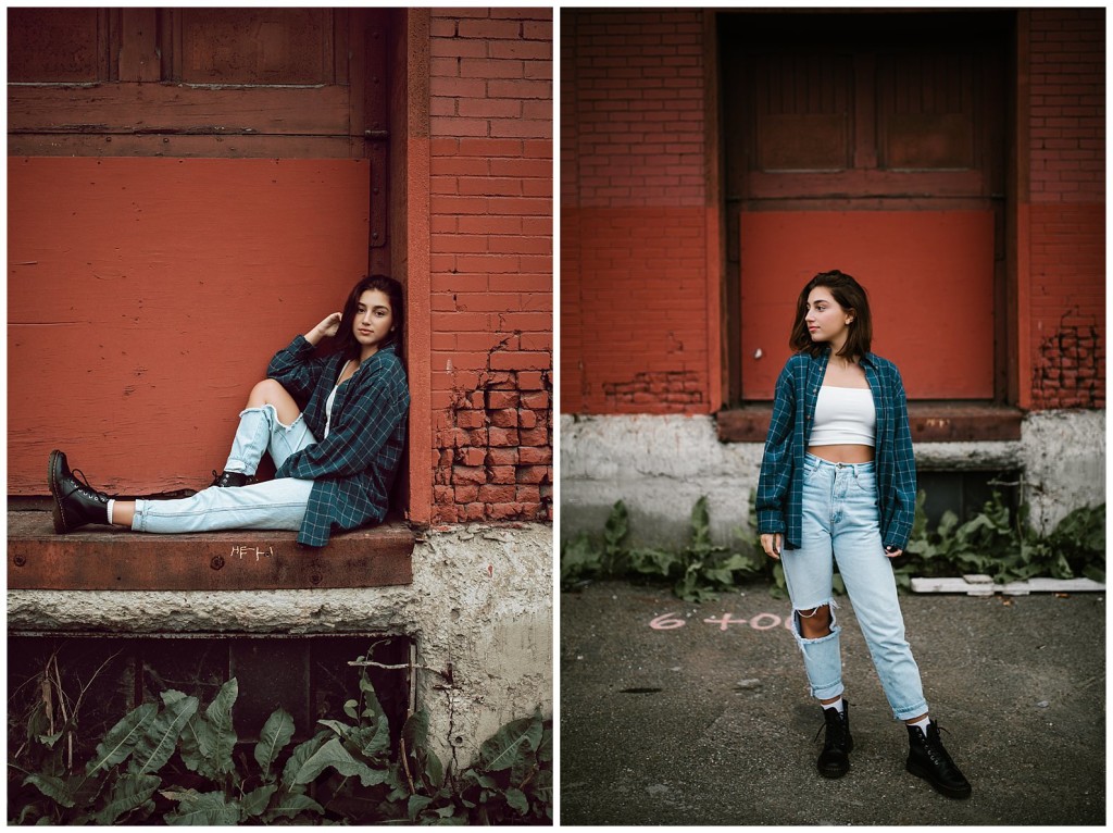 Strip District Grungy Senior Photos