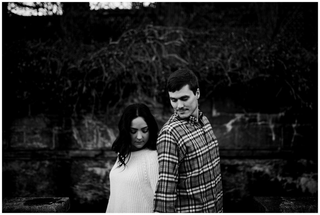 mellon park engagement photos