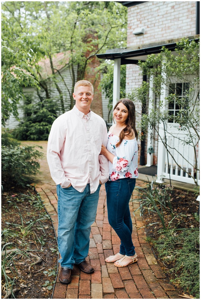 engagement photos at Succop Nature Park 