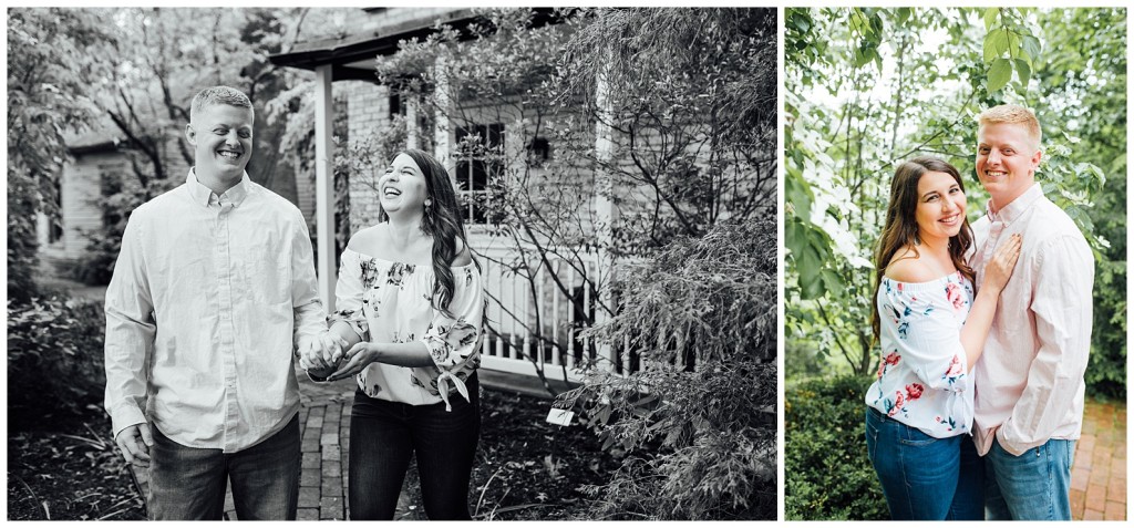 engagement photos at Succop Nature Park 