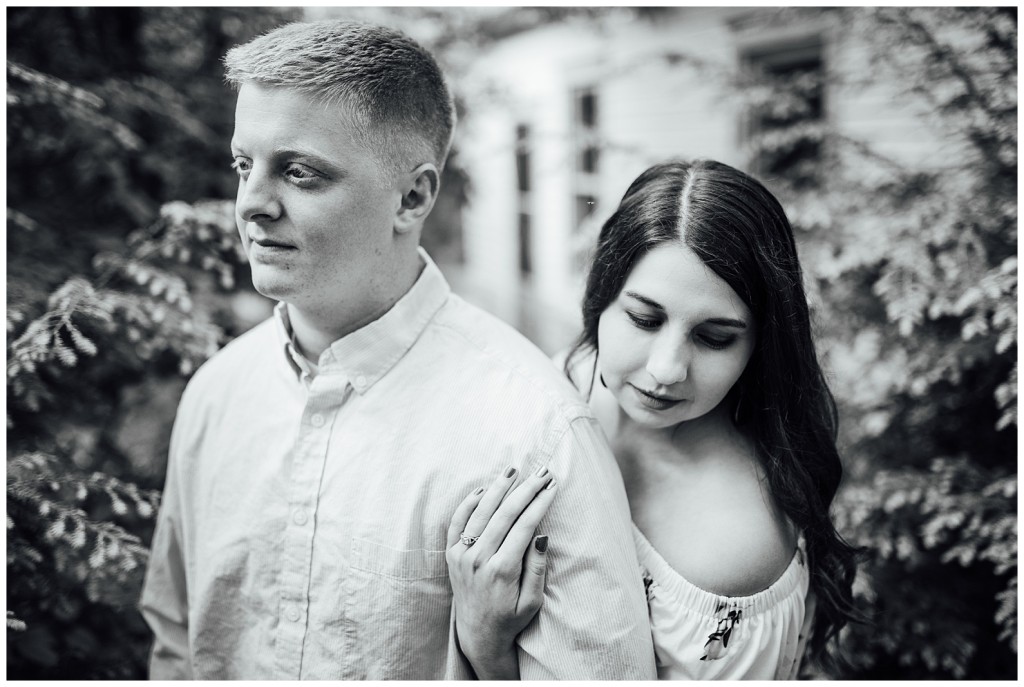 engagement photos at Succop Nature Park 