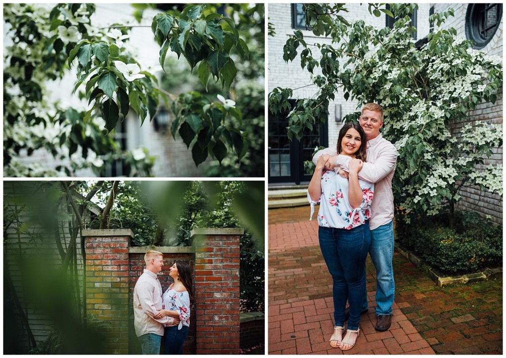 engagement photos at Succop Nature Park 