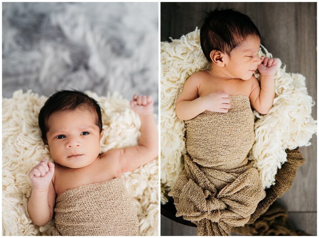 newborn posing