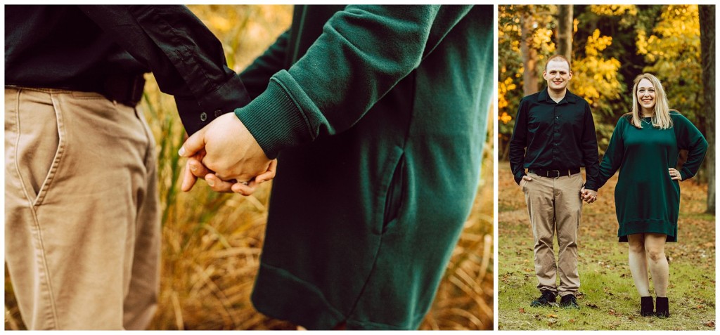 Fall Engagement Photos at Schenley Park