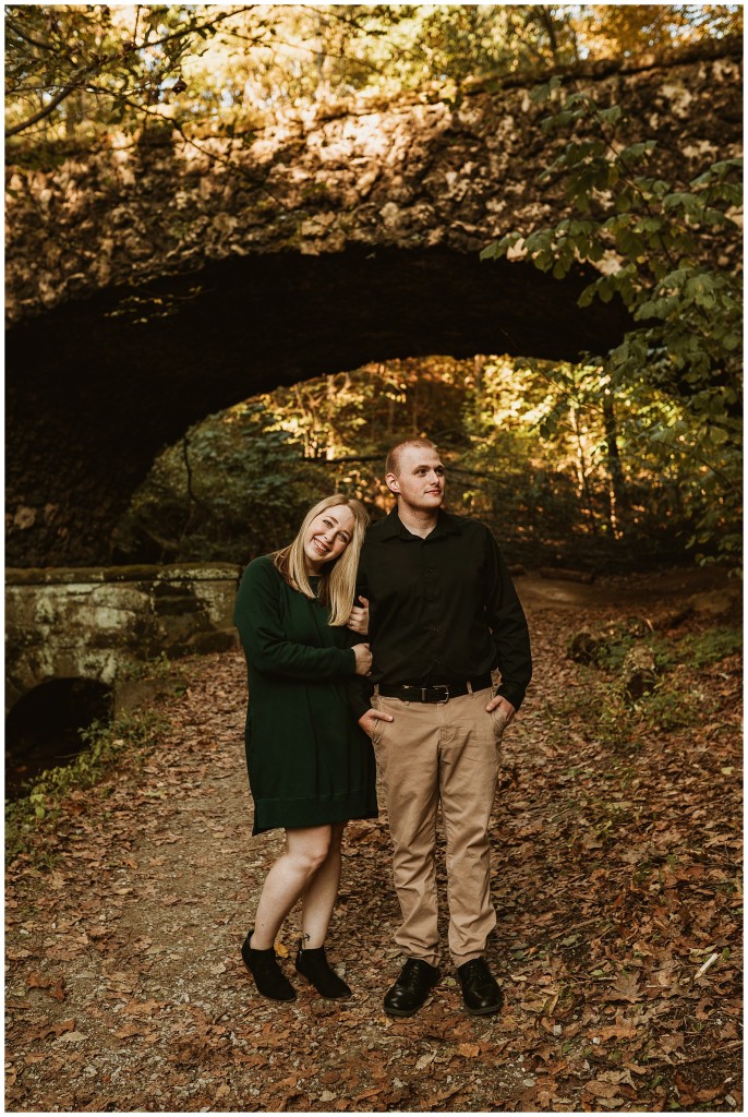 Fall Engagement Photos at Schenley Park