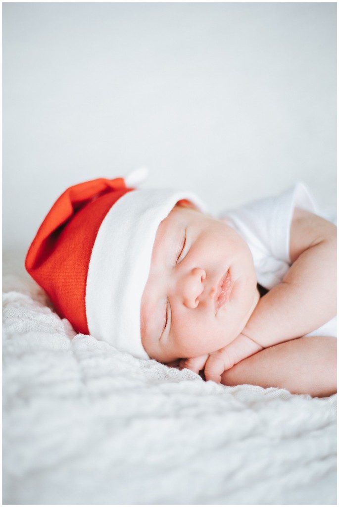 santa hat newborn Photo