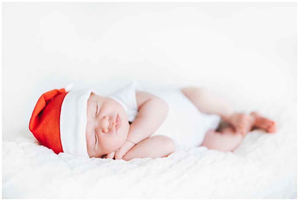 santa hat newborn Photo