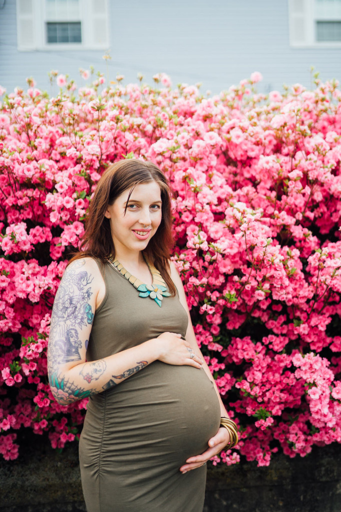 Flower Maternity Session