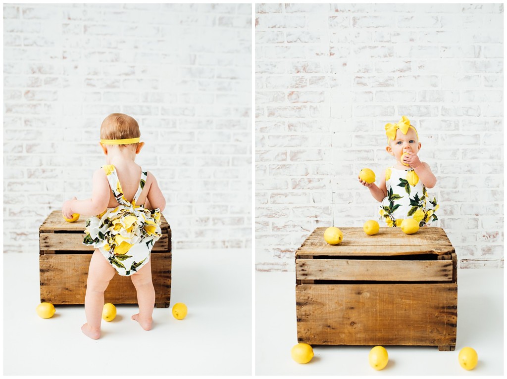 Lemon Themed 1st Bday Photoshoot