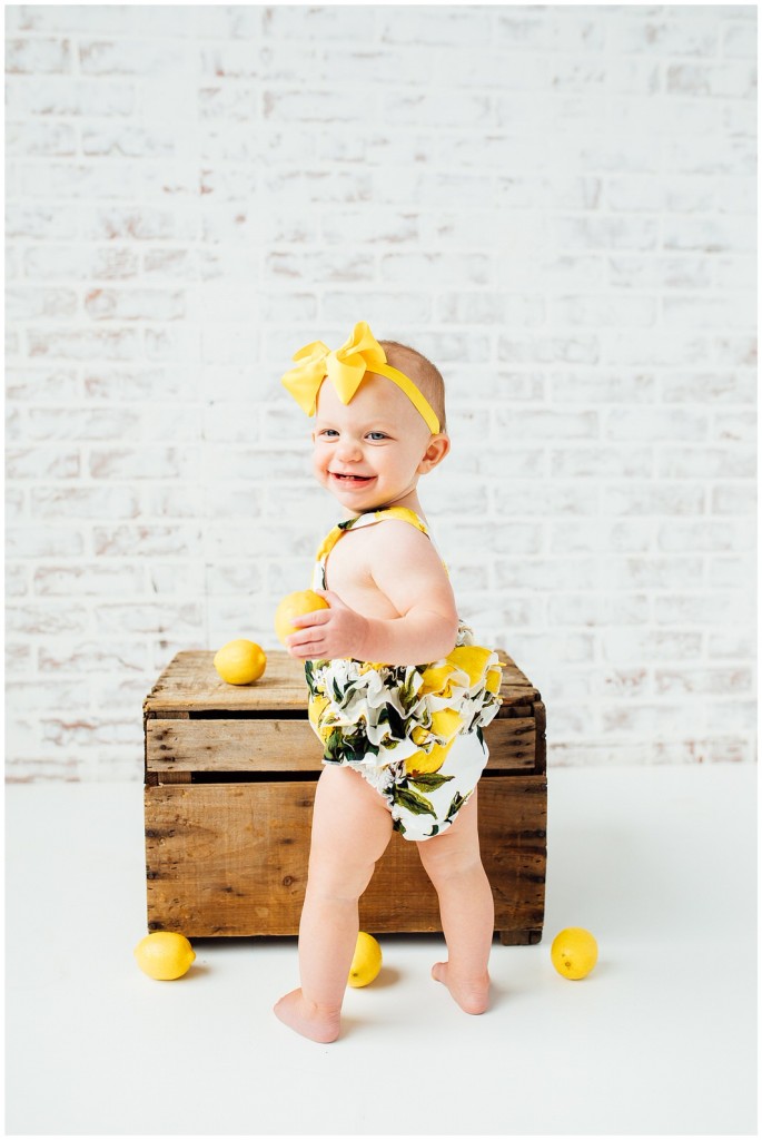 Lemon Themed 1st Bday Photoshoot