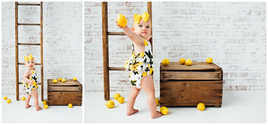 Lemon Themed 1st Bday Photoshoot