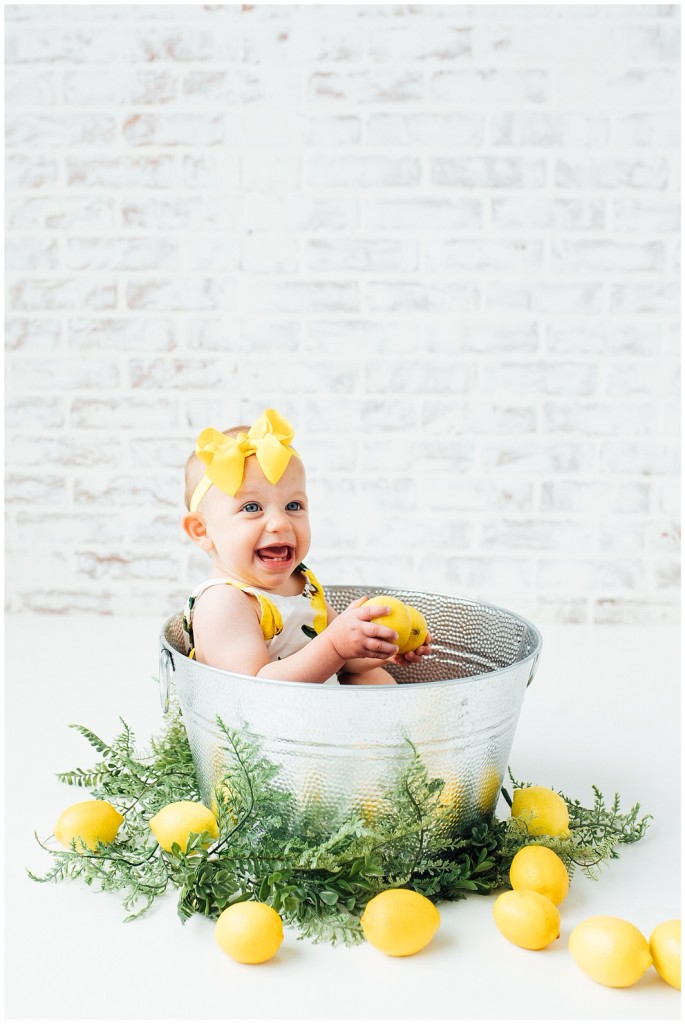 Lemon Themed 1st Bday Photoshoot