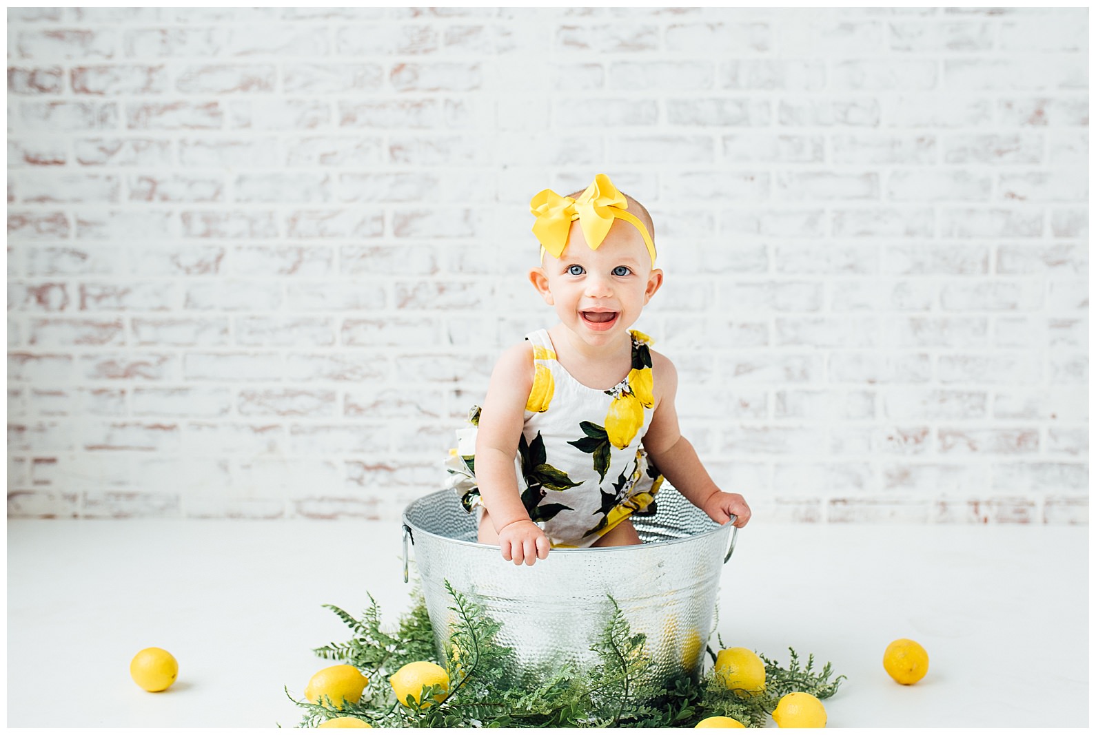 Lemon Themed 1st Bday Photoshoot